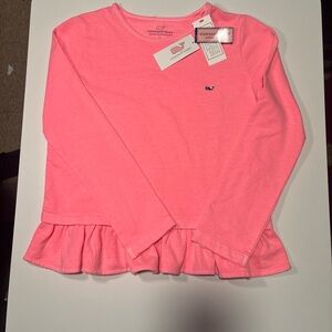 Vineyard Vines Kids Long Sleeve Pink Top